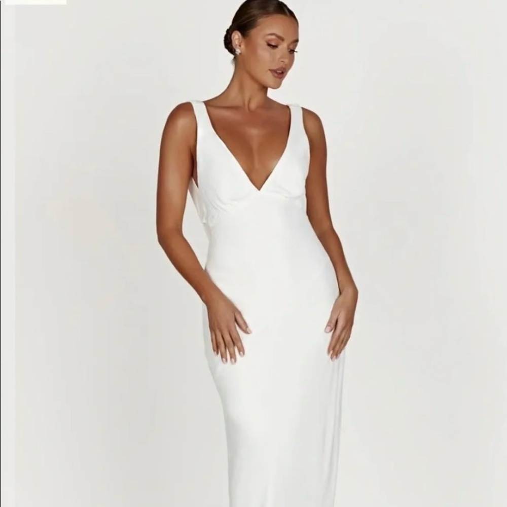 Meshki Nadia Dress- White